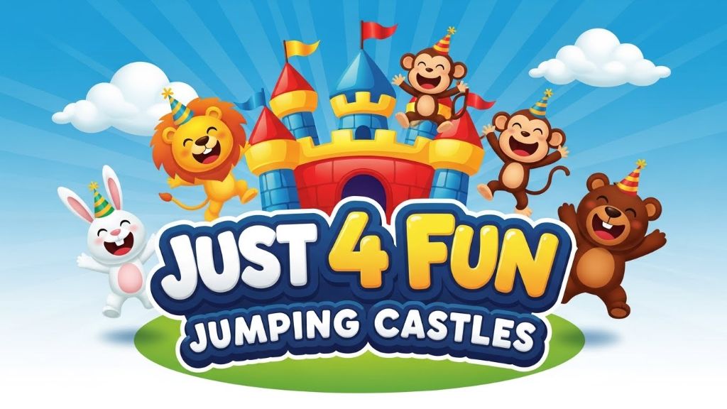 Just 4 Fun Jumping Castles Logo - Premier Jumping Castle Hire in Cape Town